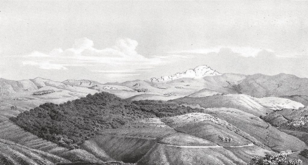 Itacolomi Hill, Hermann Burmeister, 1853 Itacolomi Hill, Hermann Burmeister, 1853